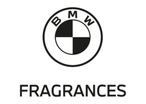 nobilis-group-BMW-logo-portfolio-page | NOBILIS GROUP BMW Fragrances logo: circular emblem with 'BMW' around the top and a split inner circle, with the word FRAGRANCES beneath.